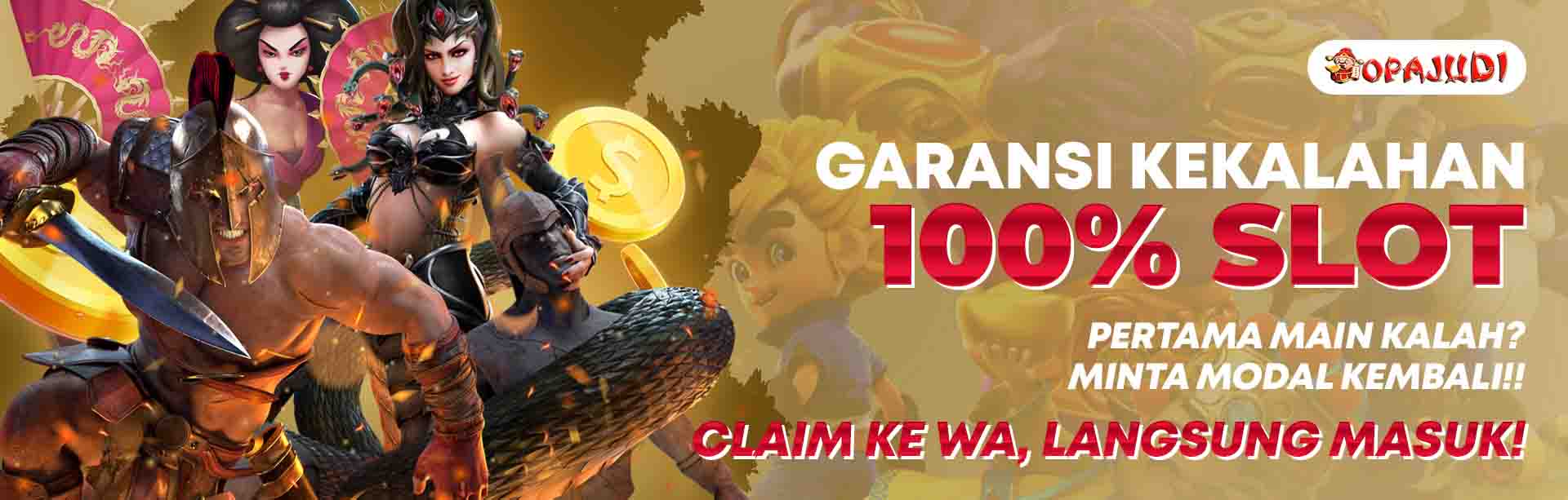 PROMO GARANSI KEKALAHAN 100%